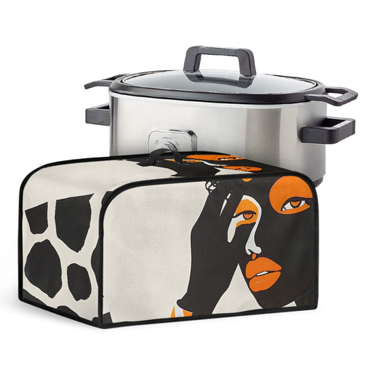 Slow Cooker Cover - Velvet's View - Giraffe Essence - A Fusion of Nature and Elegance Collection