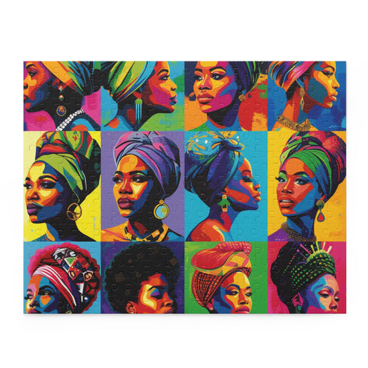Puzzle - Black Girl Art - Velvet's View - (120, 252, 500-Piece)