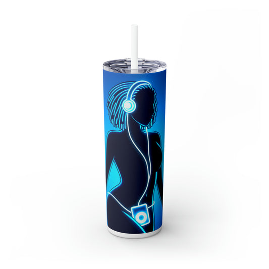Skinny Tumbler with Straw, 20oz