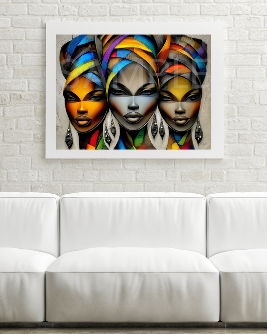 Urban Radiance: Afrocentric Digital Art Collection | Velvet's View - 459558