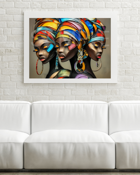 Urban Radiance: Afrocentric Digital Art Collection | Velvet's View - 326112