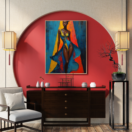 Black Girl Art  - Velvets View Digital Art - Ethereal Vibrance - Velvet View Digital Art Collection 447