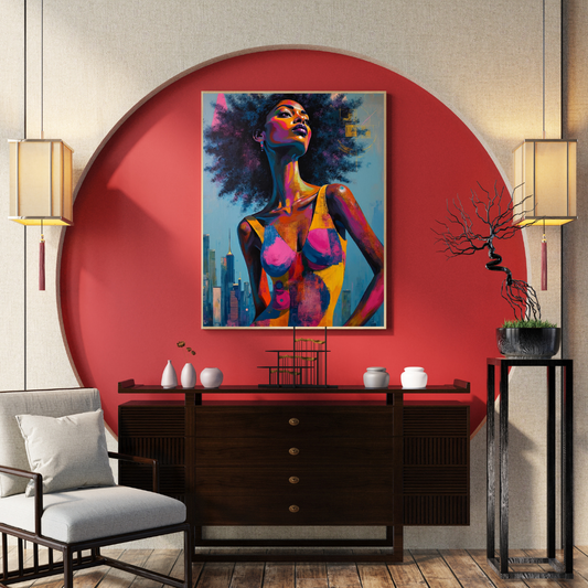 Black Girl Art  - Velvets View Digital Art - Ethereal Vibrance - Velvet View Digital Art Collection 442