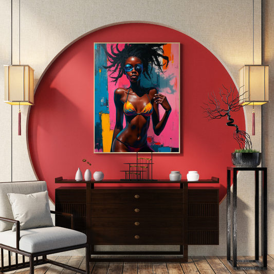 Black Girl Art  - Velvets View Digital Art - Ethereal Vibrance - Velvet View Digital Art Collection 446