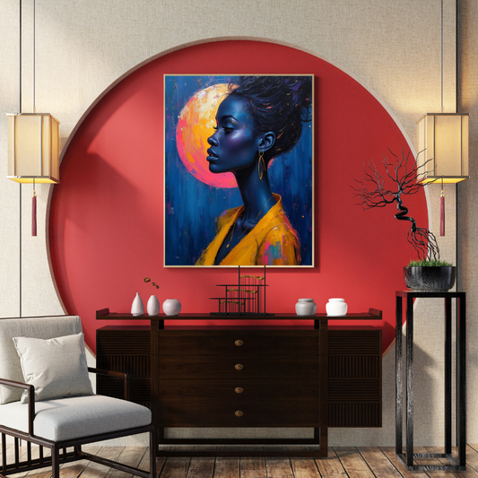 Black Girl Art  - Velvets View Digital Art - Ethereal Vibrance - Velvet View Digital Art Collection 445