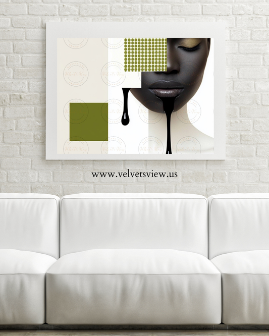 Black Girl Art - Velvet’s View - The Art of Abstract Elegance 621