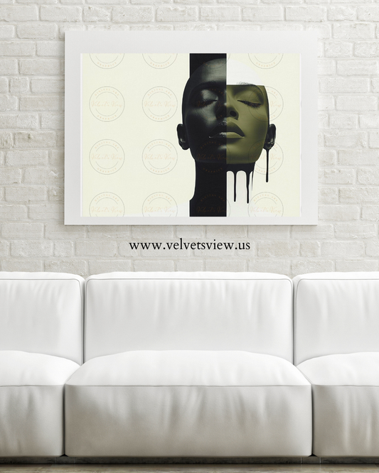 Black Girl Art - Velvet’s View - The Art of Abstract Elegance 622