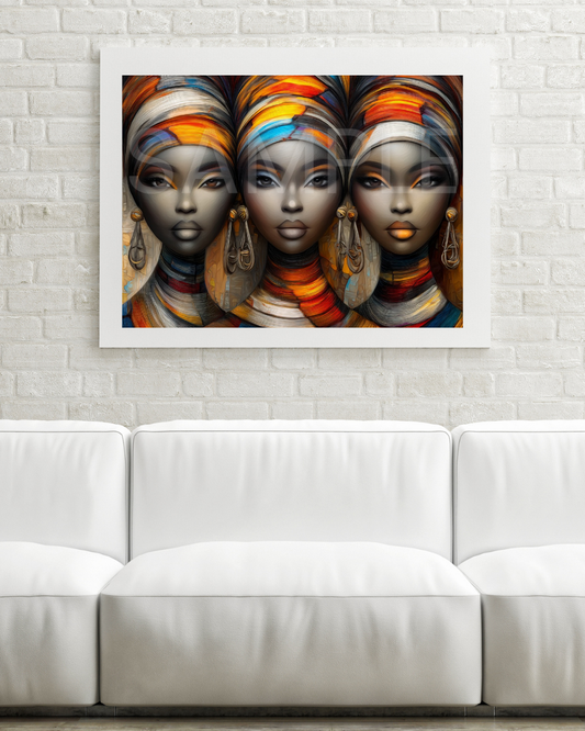 Urban Radiance: Afrocentric Digital Art Collection | Velvet's View - 236447