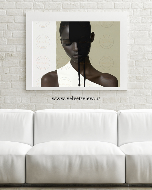 Black Girl Art - Velvet’s View - The Art of Abstract Elegance 626