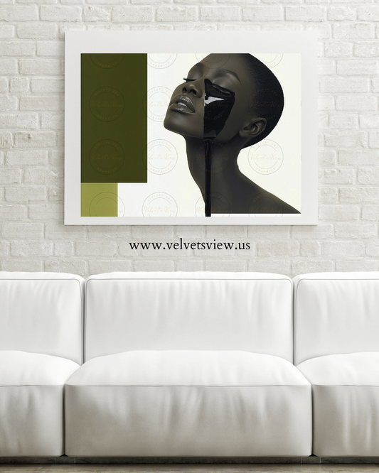 Black Girl Art - Velvet’s View - The Art of Abstract Elegance 629