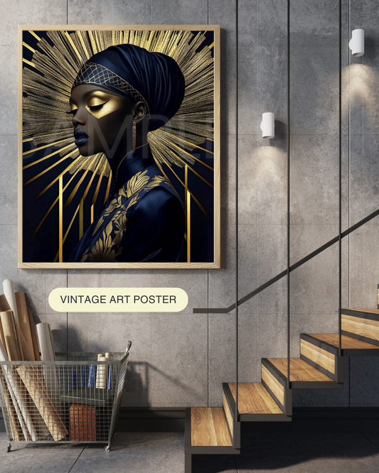 Ethereal Noir: The Divine Essence of Black Beauty - 1615870