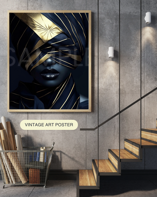 Ethereal Noir: The Divine Essence of Black Beauty - 1615852