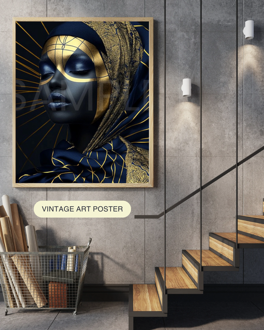 Ethereal Noir: The Divine Essence of Black Beauty - 1615505