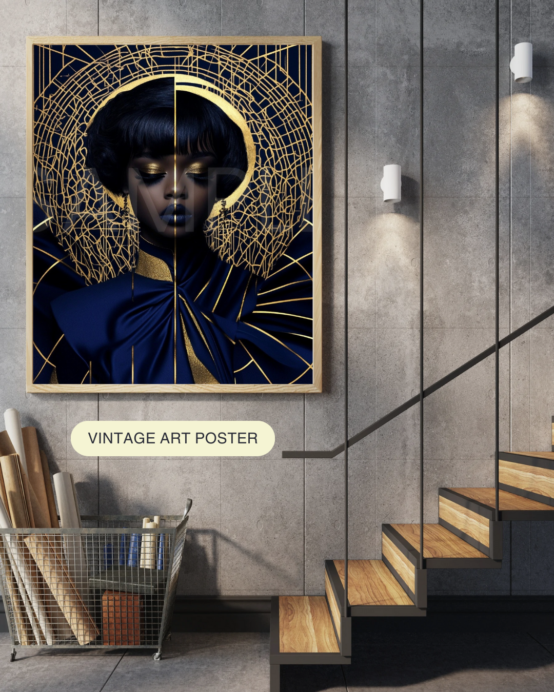 Ethereal Noir: The Divine Essence of Black Beauty - 1615217