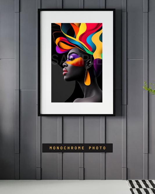Bold African American Woman Digital Art – Afrocentric Wall Prints by Velvet’s View -51229529