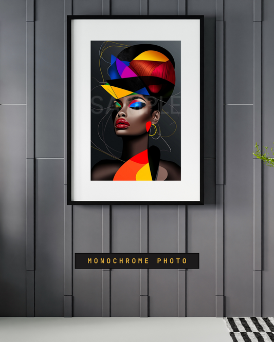 Bold African American Woman Digital Art – Afrocentric Wall Prints by Velvet’s View -51229584