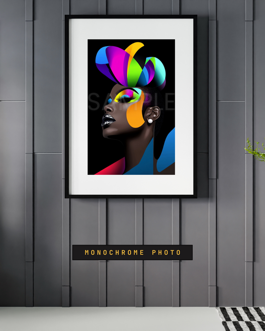 Bold African American Woman Digital Art – Afrocentric Wall Prints by Velvet’s View -5122959559