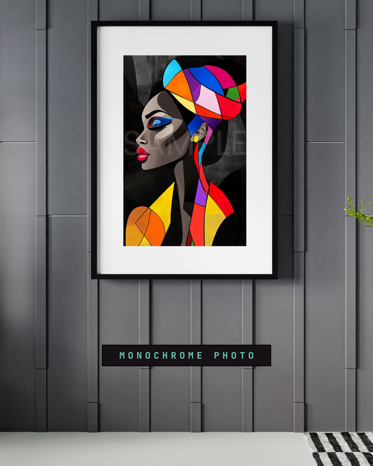Bold African American Woman Digital Art – Afrocentric Wall Prints by Velvet’s View -512262595