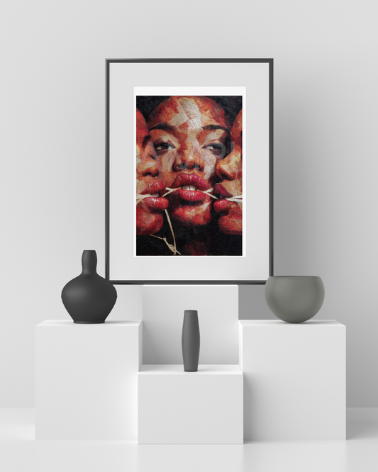 Speak Nothing, Whisper Something, Declare Everything – Bound Beauty Series - 652888