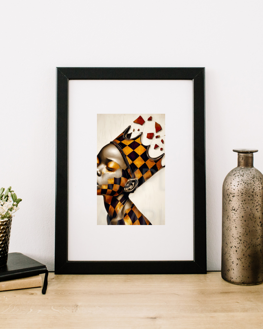 Crowned in Innocence: Afro Surreal Wooden-Inspired Kids Portraits – Velvet’s View Exclusive Digital Art Collection - 2589N7