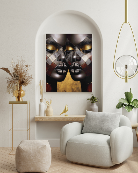 Fractured Royalty: Velvet Geometry – A Digital Art Collection from Velvet's View -163252