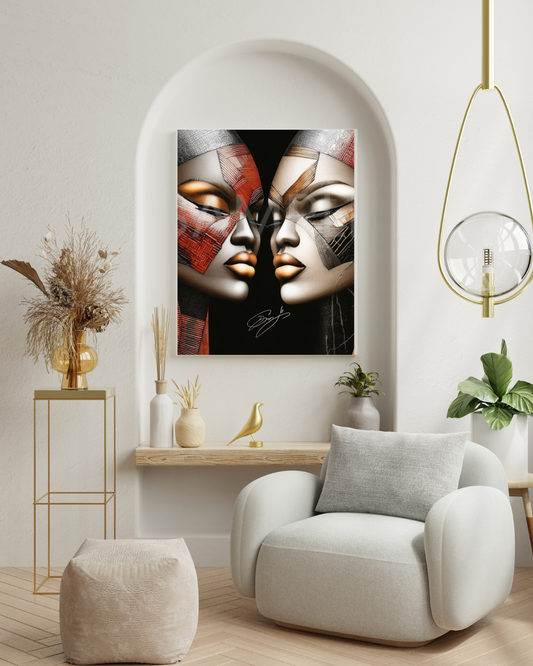 Fractured Royalty: Velvet Geometry – A Digital Art Collection from Velvet's View -141996