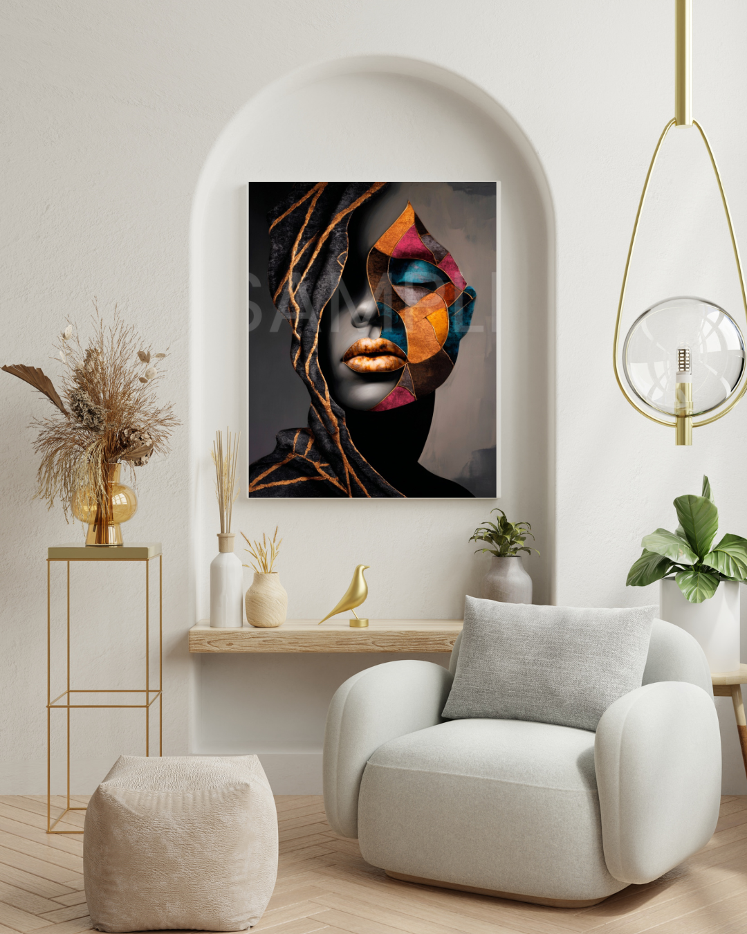 Fractured Royalty: Velvet Geometry – A Digital Art Collection from Velvet's View -795696