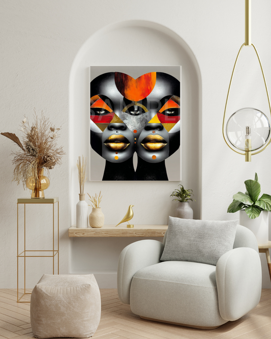 Fractured Royalty: Velvet Geometry – A Digital Art Collection from Velvet's View - 996258