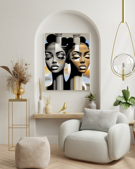 Fractured Royalty: Velvet Geometry – A Digital Art Collection from Velvet's View - 992235
