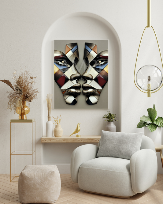 Fractured Royalty: Velvet Geometry – A Digital Art Collection from Velvet's View -796585