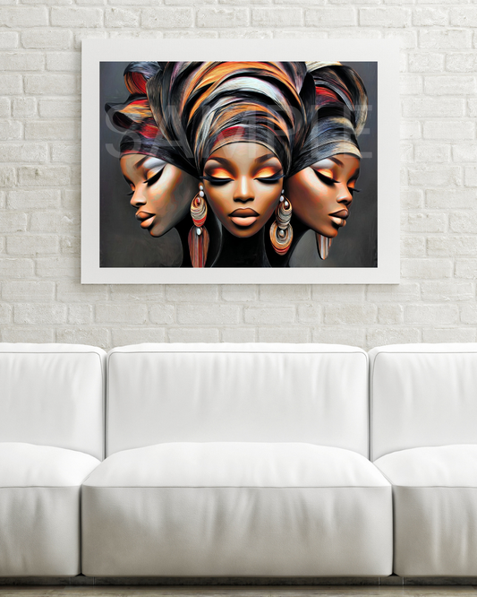Urban Radiance: Afrocentric Digital Art Collection | Velvet's View - 258654