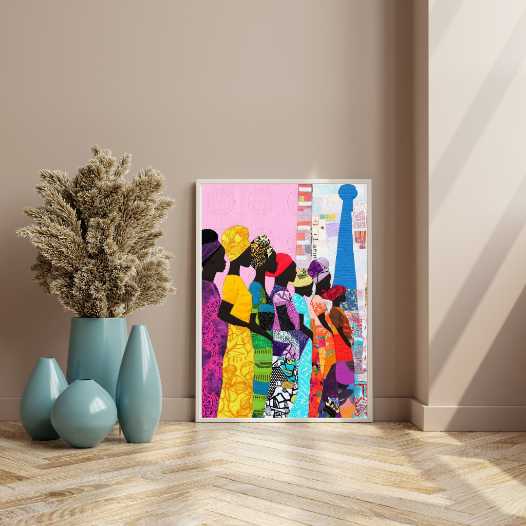 Black Girl Art  - Velvets View Digital Art - Timeless Elegance: Celebrating African Heritage 390