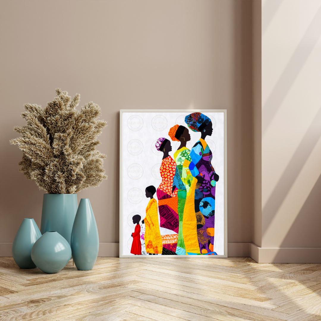 Black Girl Art  - Velvets View Digital Art - Timeless Elegance: Celebrating African Heritage 392