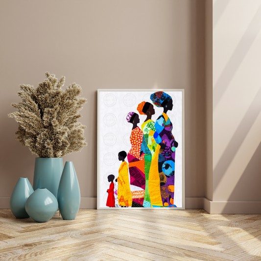 Black Girl Art  - Velvets View Digital Art - Timeless Elegance: Celebrating African Heritage 392