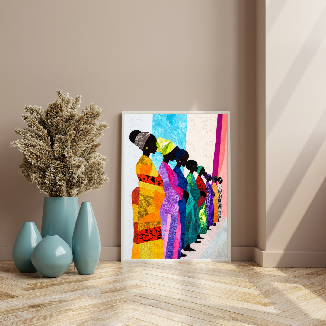 Black Girl Art  - Velvets View Digital Art - Timeless Elegance: Celebrating African Heritage 393