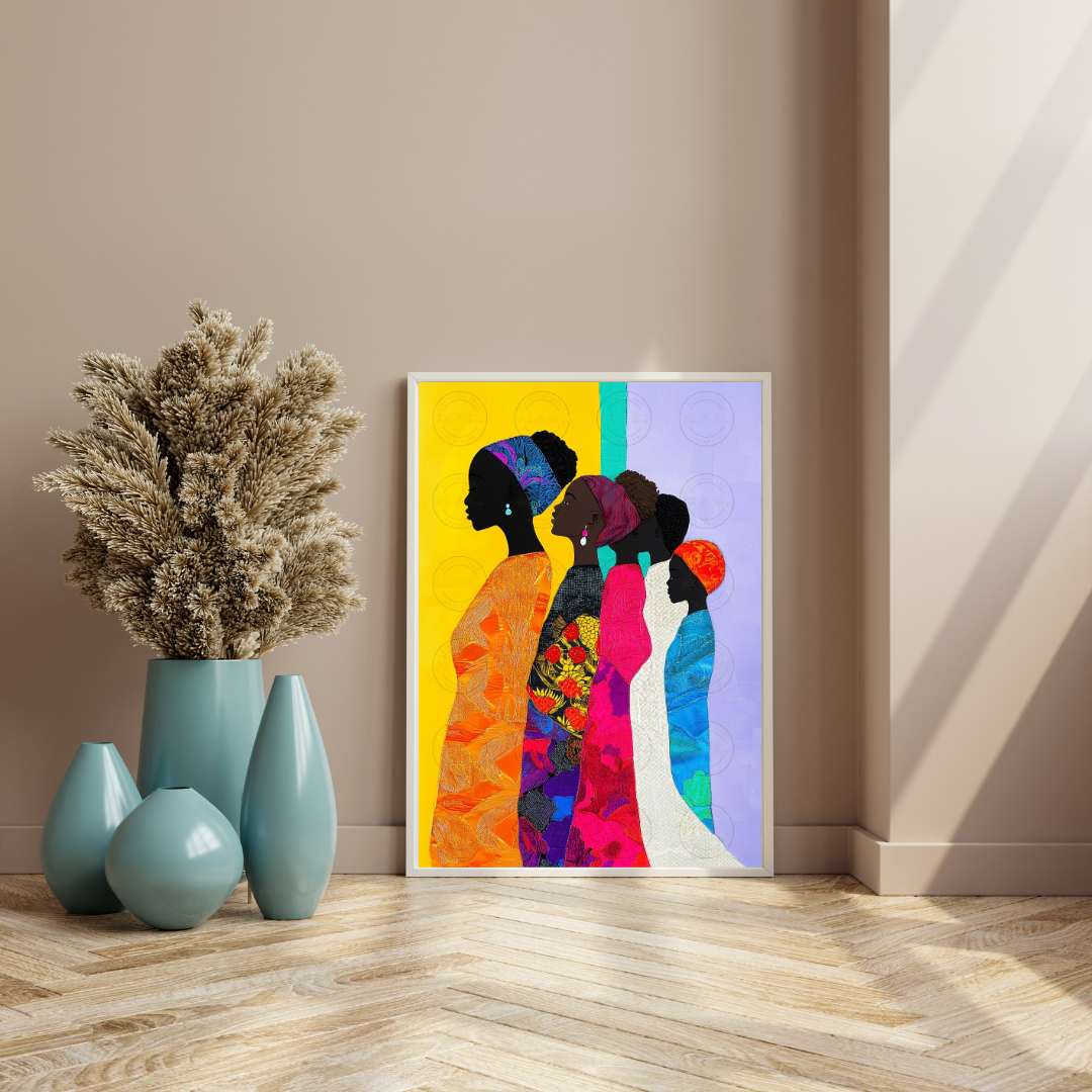 Black Girl Art  - Velvets View Digital Art - Timeless Elegance: Celebrating African Heritage 395
