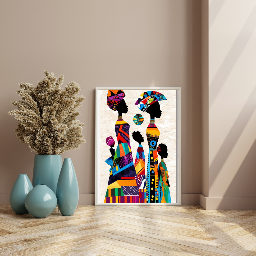 Black Girl Art  - Velvets View Digital Art - Timeless Elegance: Celebrating African Heritage 396