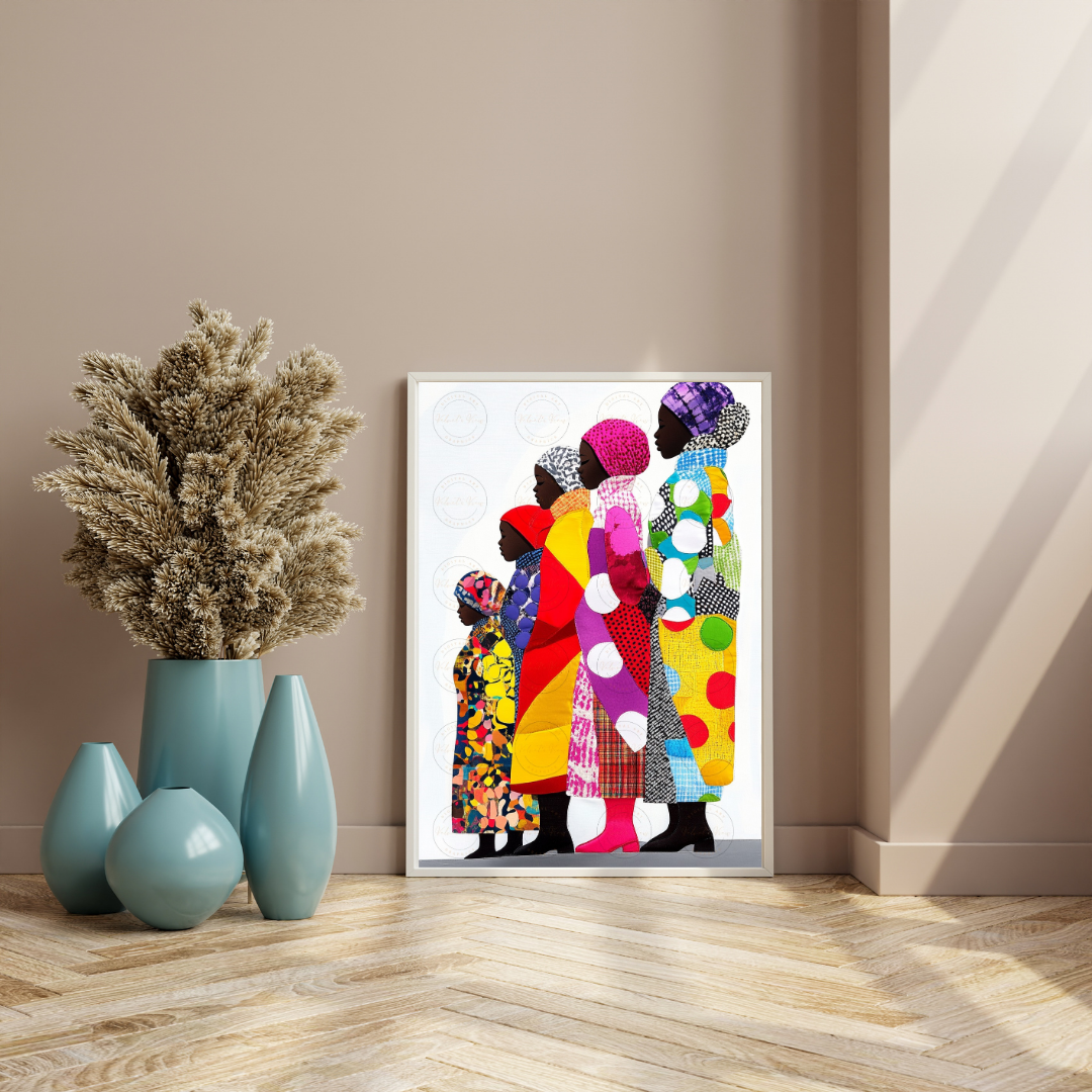 Black Girl Art  - Velvets View Digital Art - Timeless Elegance: Celebrating African Heritage 397