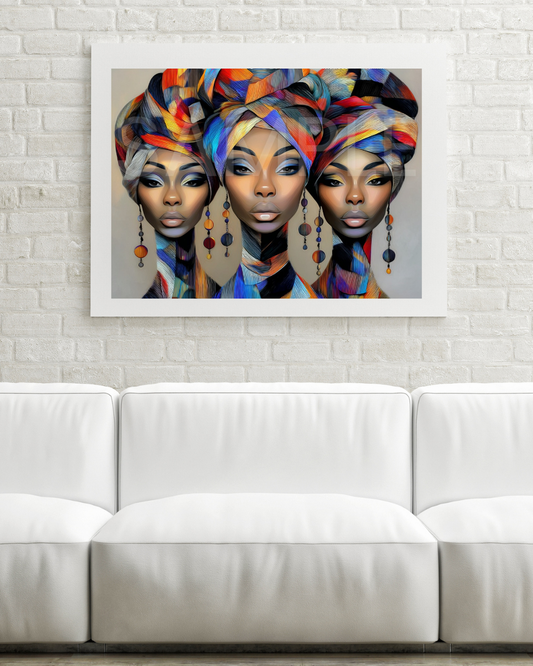 Urban Radiance: Afrocentric Digital Art Collection | Velvet's View - 558236
