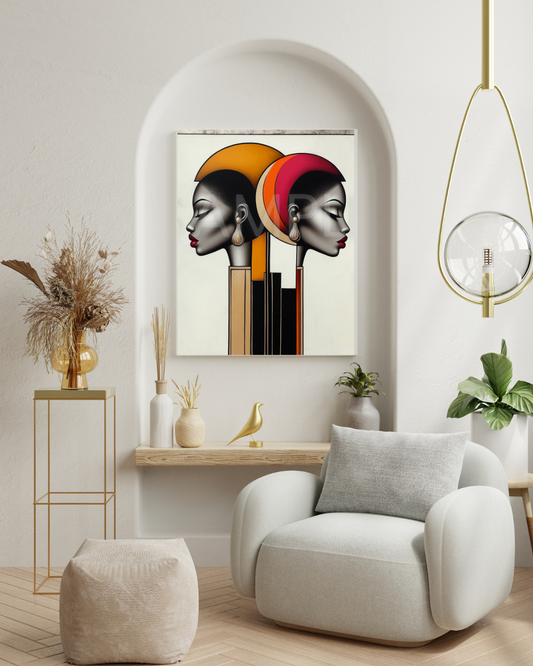 Reflections in Gold: The Duality of Black Beauty- Velvet's View -213999