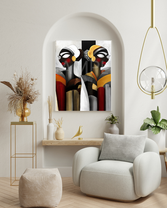 Reflections in Gold: The Duality of Black Beauty- Velvet's View -369555