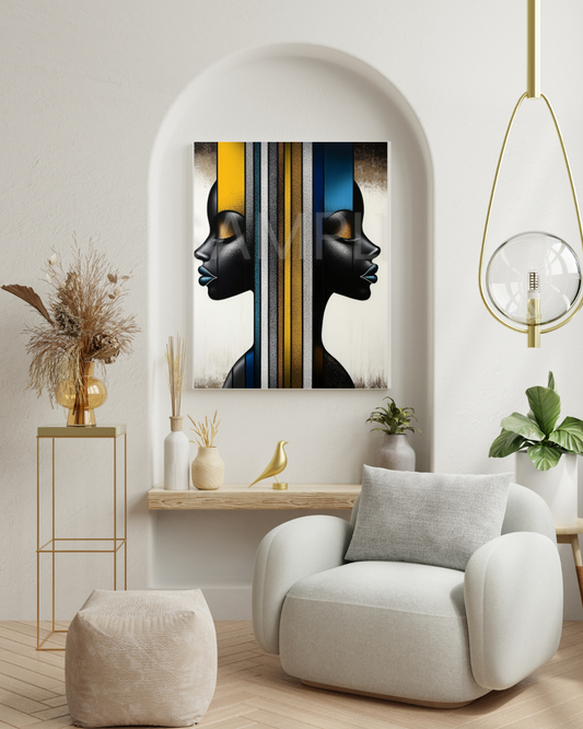 Reflections in Gold: The Duality of Black Beauty- Velvet's View -859888