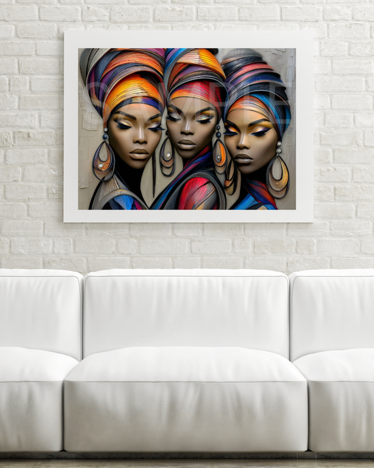 Urban Radiance: Afrocentric Digital Art Collection | Velvet's View - 217569