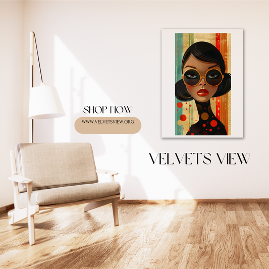 Digital Art - Silhouettes of Style: The Chic Series - #2012