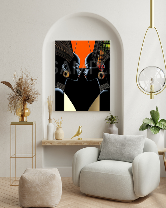 Reflections in Gold: The Duality of Black Beauty- Velvet's View -841365