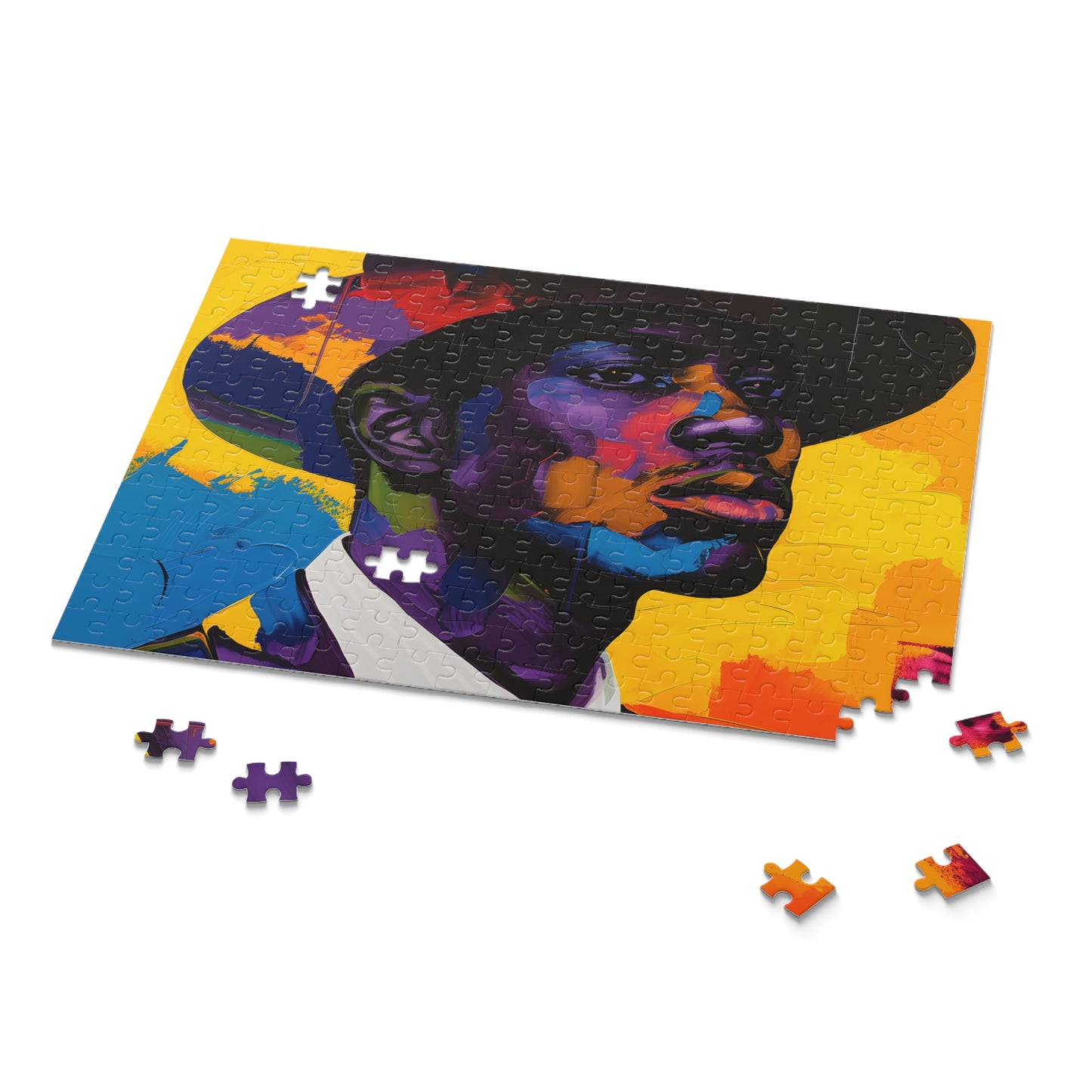 Puzzle - Black Girl Art - Velvet's View - (120, 252, 500-Piece)