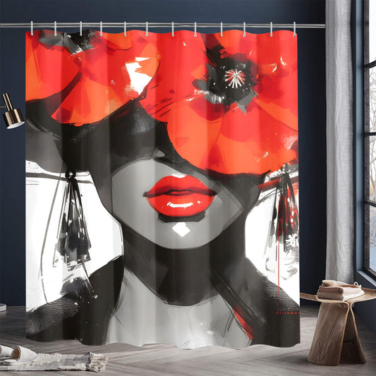 Shower Curtain 72"x84" - Velvet's View - Bold Elegance - The Poppy Collection 771