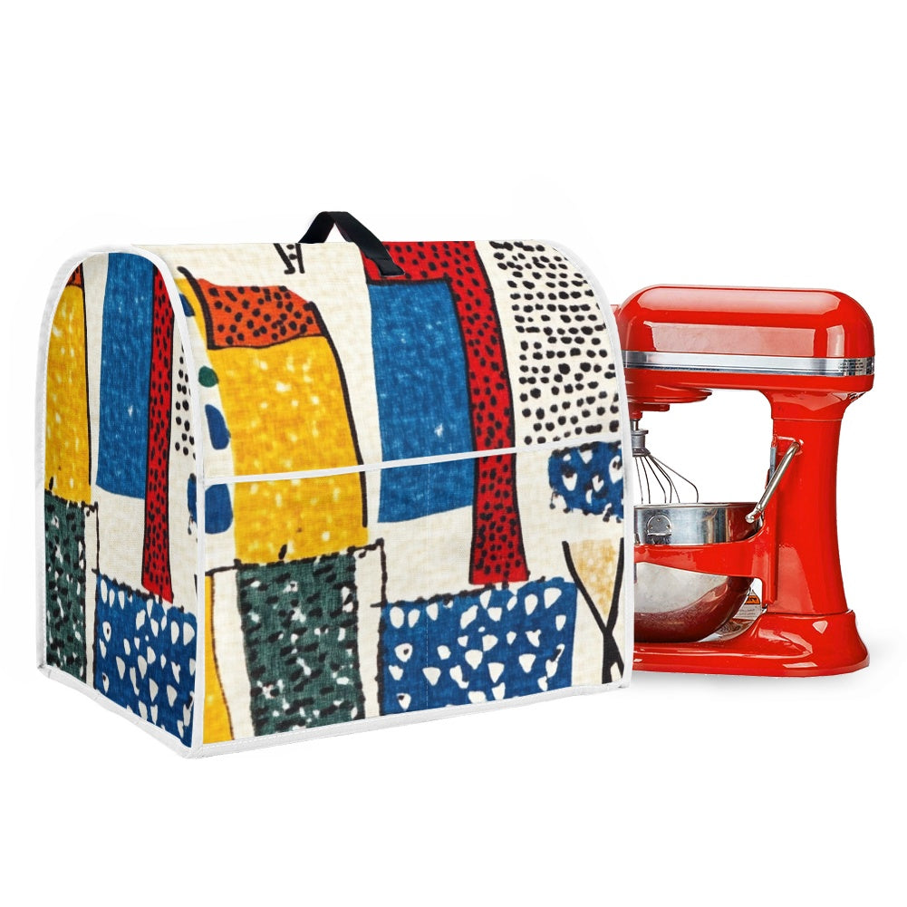 Mixer cover- Velvet's View - Elegant Adinkra-Inspired Fabric Collection