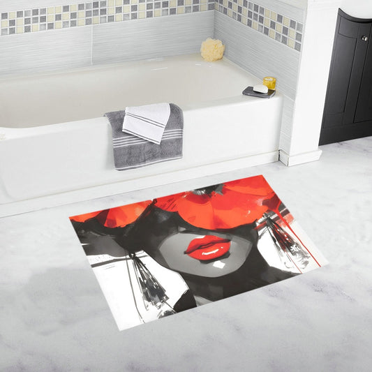 Bath Rug  - Velvet's View - Bold Elegance - The Poppy Collection