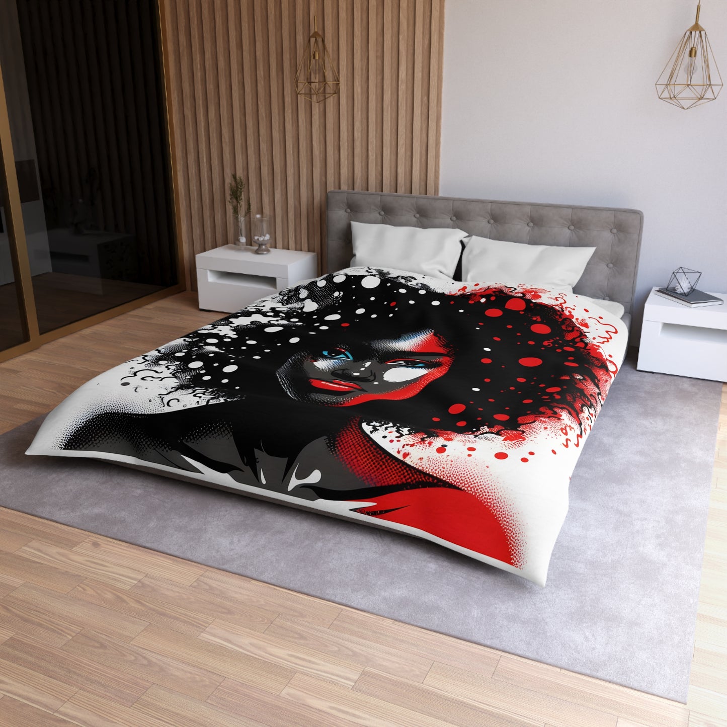 Microfiber Duvet Cover - Velvet's View - Vibrant Visions Collection